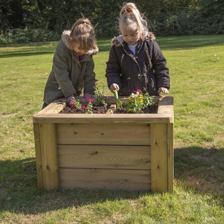 Outdoor Wooden Planter  hi\-res