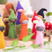 Small World Rainbow Wooden Felt Elves  hi\-res