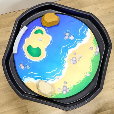 TTS Recordable Small World Beach \x26 Sea Scape Play Mat  hi\-res