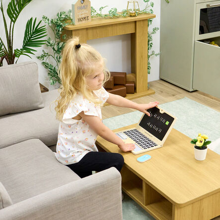 Role Play Wooden Technology Set \x26 Laptop  hi\-res