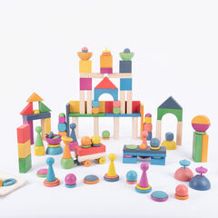 Rainbow Wooden Loose Parts Super Set 84pcs  Rainbow Wooden Loose Parts Super Set 84pcs  hi-res
