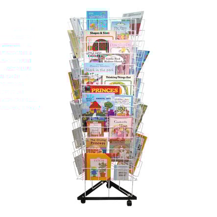 3 Sided Mobile Book Stand  hi\-res