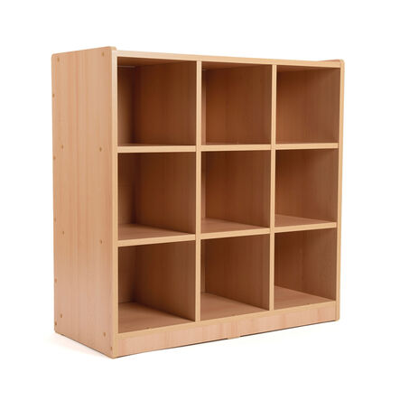 Open Storage Unit with Nine Large Compartments  hi\-res