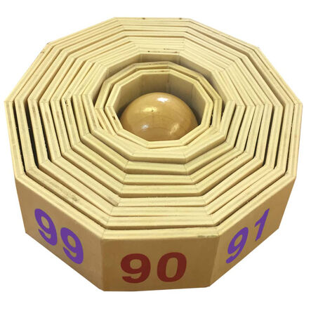 Wooden Stackable Number Tower  hi\-res