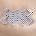 TTS Metallic Silver Stacking Zig Zags 12pk  hi\-res