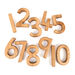 Chunky Wooden Number Collection 1\-10  hi\-res