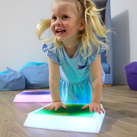 Light\-Up Liquid Sensory Stepping Stones  hi\-res