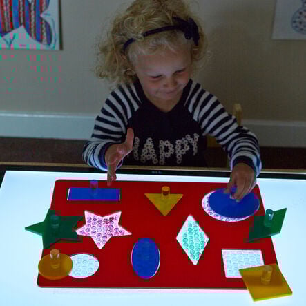 TTS Lightbox Acrylic Shape Sorting Board  hi\-res