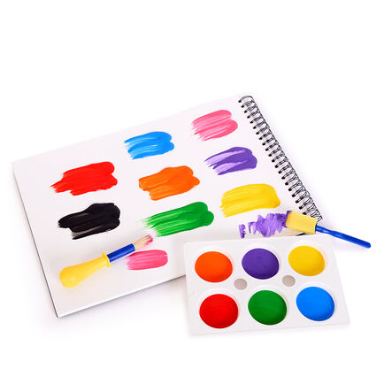 Baby Gouache Washable Ready Mixed Paint 1l x 8pk  hi\-res