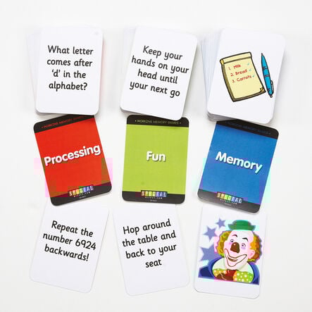 TTS Working Memory Activity Game Cards Level 1  hi\-res