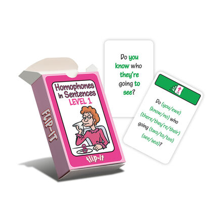 Flip\-It Homophones in Sentences Level 1  hi\-res