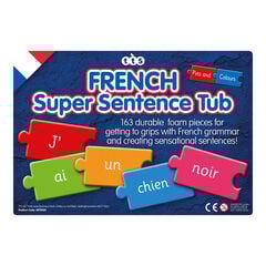TTS French Objects And Colours Foam Sentence Building 163 Pieces  TTS French Objects And Colours Foam Sentence Building 163 Pieces  hi-res