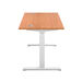Height Adjustable Desk Beech  hi\-res