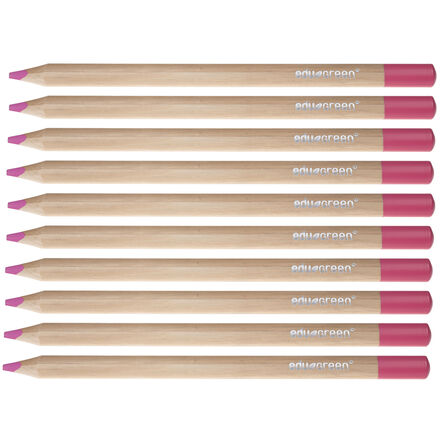 edugreen ECO Triangular Colouring Pencils 10pk  hi\-res