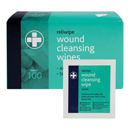 Wound Cleansing Wipes 100pk  hi\-res
