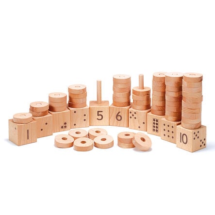 1\-10 Natural Number Stacker  hi\-res