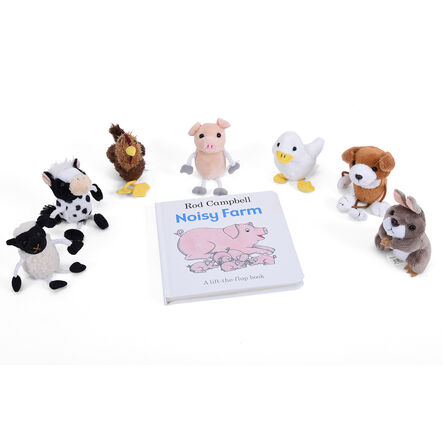 Story Book \x26 Puppet Sets Noisy Farm  hi\-res