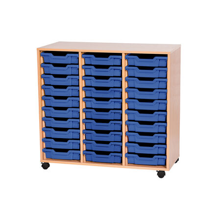 Mobile Triple Tray Storage Unit 30 Trays  hi\-res