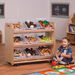 Tilted Tote Storage Trolley On Wheels  hi\-res