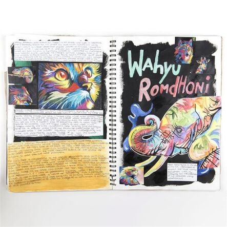 Pisces Spiral Sketchbooks Black A3 140gsm  hi\-res