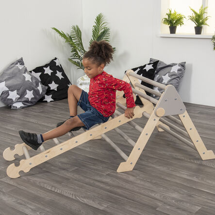 Pickler Inspired Reception Play Ladder Natural  hi\-res