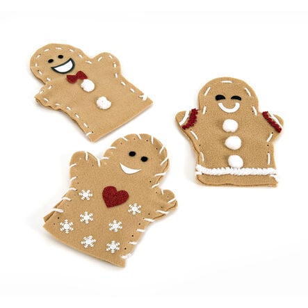 Gingerbread Men Puppets 30pk  hi\-res