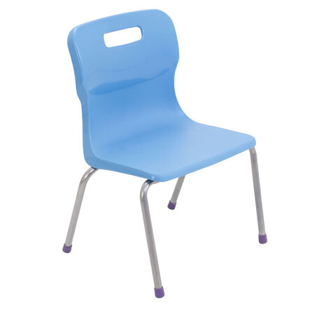 Titan 4 Leg Chair Seat height 380mm Soft Blue Soft Blue hi\-res