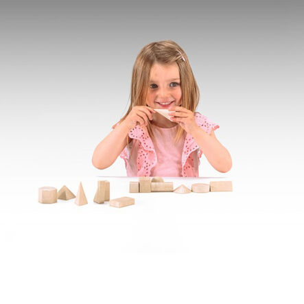 RE\-Wood® Geometric Shapes Set 14pcs  hi\-res