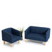 Adult Fluted Sofa and Chair Set  hi\-res