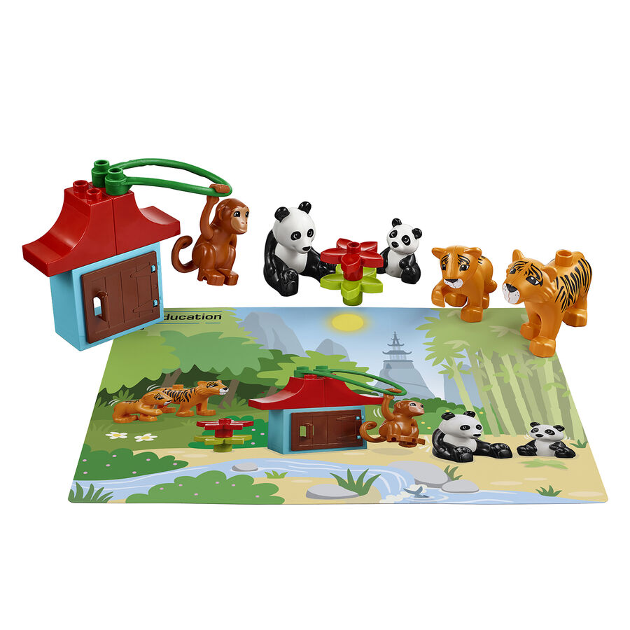 Wild animals set for understanding animal habitats by lego education duplo cheap
