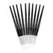 White Sable Substitute Paint Brushes 10pk  hi\-res