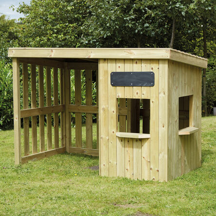 Outdoor Wooden Shopping Centre H1.4 x W1.2 x L2m  hi\-res