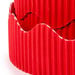 TTS Scalloped Fade Resist Corrugated Border Rolls Flame Red 15m x 57mm Flame Red hi\-res