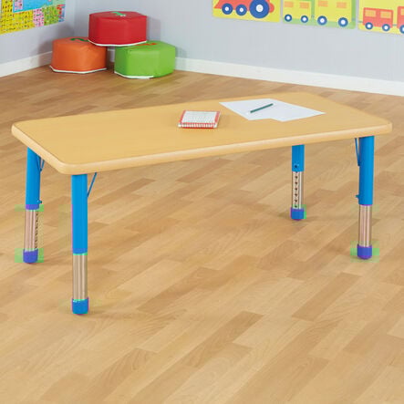 Copenhagen height adjustable rectangular six\-seater table  hi\-res