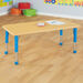 Copenhagen height adjustable rectangular six\-seater table  hi\-res