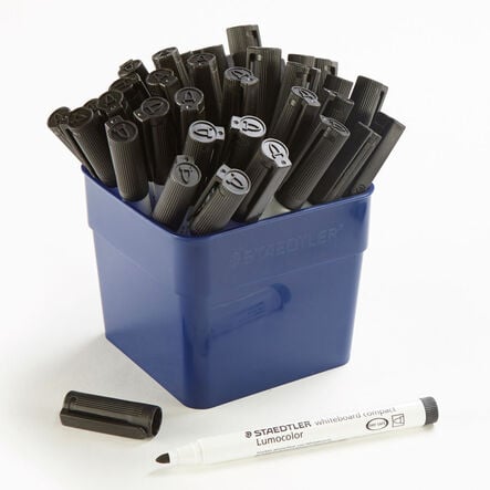 Staedtler® Drywipe Markers 36pk Black  hi\-res