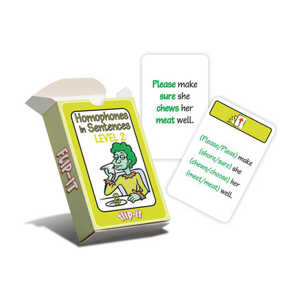 Flip\-It Homophones in Sentences  hi\-res