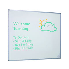 Double Sided Non Magnetic Whiteboard  hi-res
