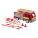 Wooden Fire Engine Toy Truck  hi\-res