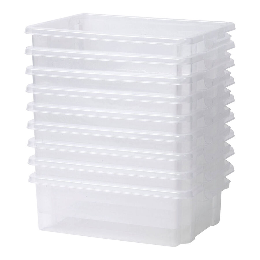 Clear Shallow Tubs Storage TTS