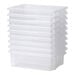 Clear Shallow Tubs 9pk  hi\-res