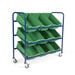 Metal Tilted Tray Trolley with Trays  hi\-res