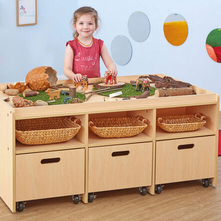 Wooden Play Table with Storage  hi\-res