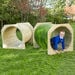 Outdoor Wooden Play Tunnel  hi\-res
