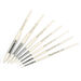 White Nylon Round Paint Brushes 60pk  hi\-res