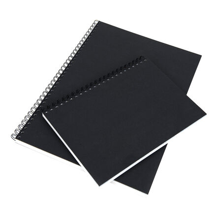 Pisces Hardback Spiral Sketchbook Portrait 170gsm 80pg  hi\-res