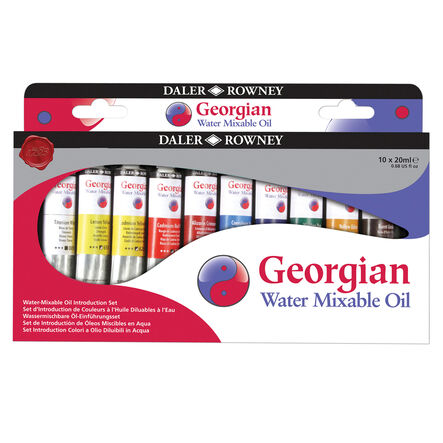 Daler Rowney Georgian Water Mixable Oil Paints 10X 20ML  hi\-res