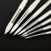 White Nylon Round Paint Brushes 60pk  hi\-res