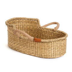 Miniland Role Play Baby Doll Seaweed Moses Basket  Miniland Role Play Baby Doll Seaweed Moses Basket  hi-res