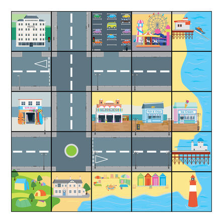 TTS Bee Bot® Seaside Mat  hi\-res